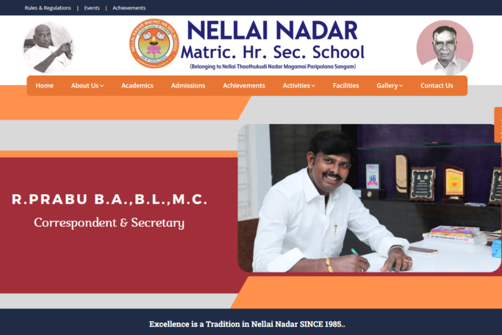 Nellai Nadar Matriculation Higher Secondary School: A Center for Educational Excellence in Chennai
