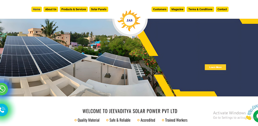 best Solar panel Companies in Chennai