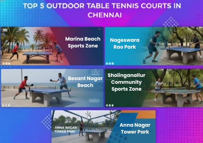  Outdoor Table Tennis Courts in Chennai 