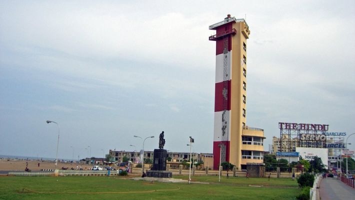 Marina Beach & Lighthouse